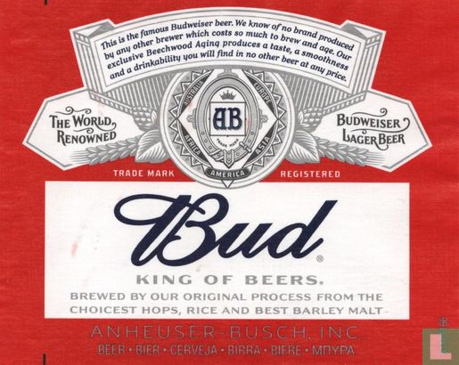 Bud - King of Beers - Afbeelding 1