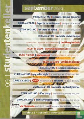 Studentenkeller Rostock 2000/09 - Bild 1