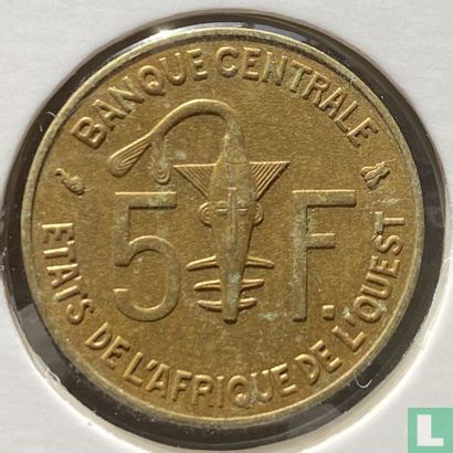 West African States 5 francs 1999 - Image 2