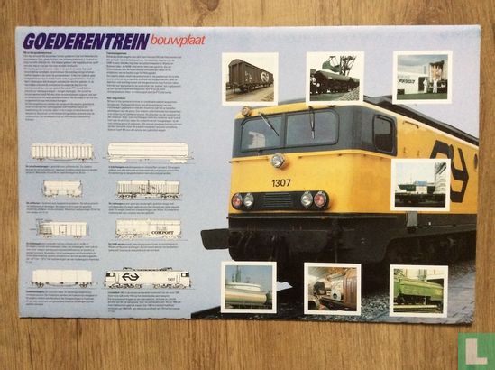 Locomotief 1307 met zeven wagons - Image 1