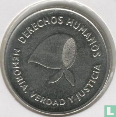 Argentinie 2 pesos 2006 (geribbelde rand) "Defense of Human Rights" - Afbeelding 2