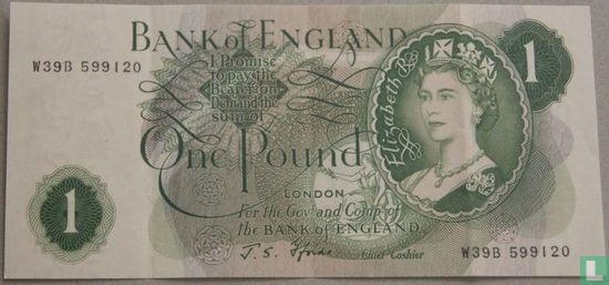 Verenigd Koninkrijk 1 Pound (J.S. Fforde zonder G) - Afbeelding 1
