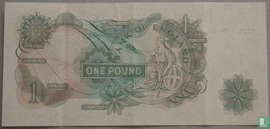 Verenigd Koninkrijk 1 Pound (J.S. Fforde zonder G) - Afbeelding 2