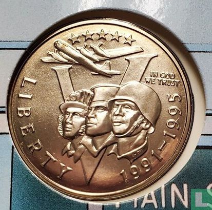 Vereinigte Staaten ½ Dollar 1993 (Folder) "50th anniversary of World War II" - Bild 3