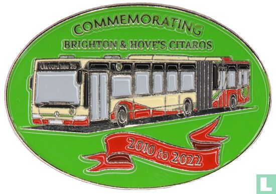 DPB08 Brighton Mercedes Citaro enamel badge