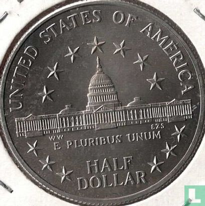 Verenigde Staten ½ dollar 1989 "Bicentennial of the United States Congress" - Afbeelding 2