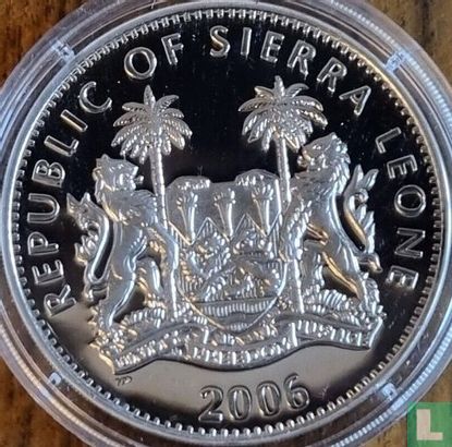 Sierra Leone 10 dollars 2006 (PROOF) "80th Birthday of Queen Elizabeth II - Investiture of Prince Charles" - Image 1