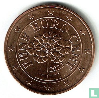 Oostenrijk 5 cent 2022 - Afbeelding 1