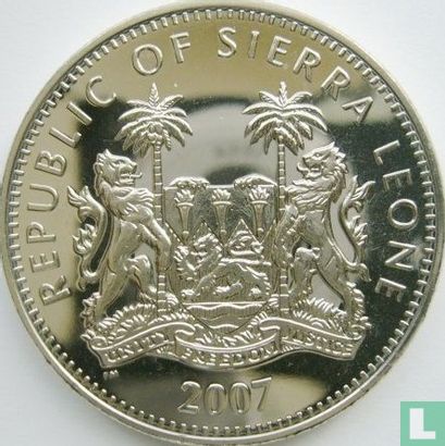 Sierra Leone 1 dollar 2007 "Rhino" - Image 1
