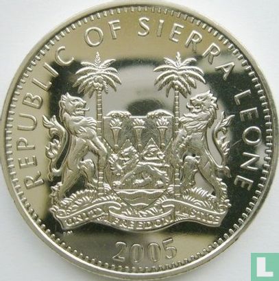 Sierra Leone 1 dollar 2005 "Gorilla" - Afbeelding 1