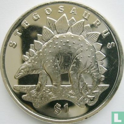 Sierra Leone 1 dollar 2006 "Stegosaurus" - Image 2
