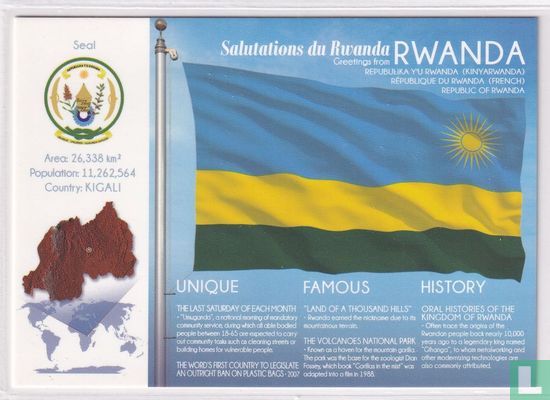 RWANDA - FOTW    - Afbeelding 1