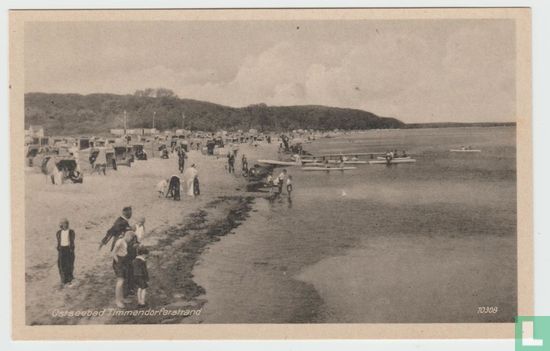 Ostseebad Timmendorfer Strand Schleswig-Holstein Ansichtskarten Baltic Sea Beach Postcard - Image 1