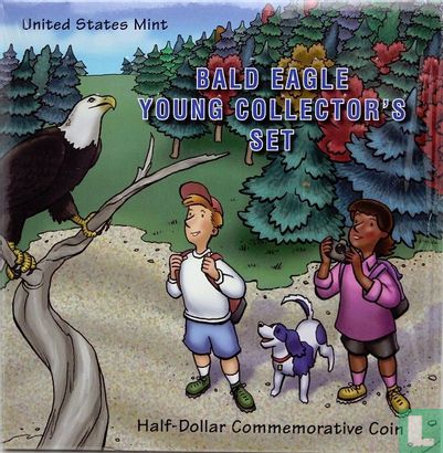 United States ½ dollar 2008 (folder) "Bald eagle" - Image 1