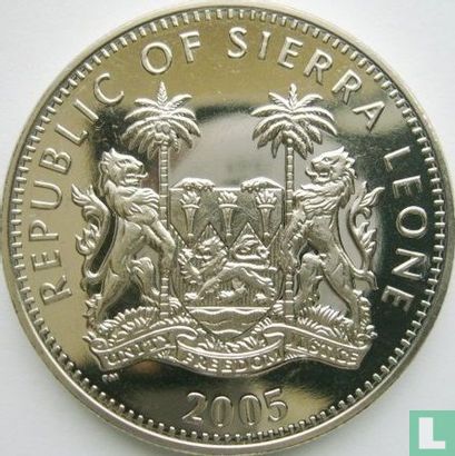Sierra Leone 1 dollar 2005 "Hippo" - Image 1