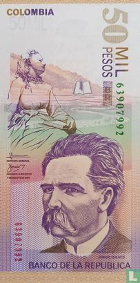 Colombia 50,000 Pesos - Image 1