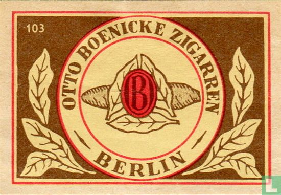 Otto Boenicke Zigarren Berlin