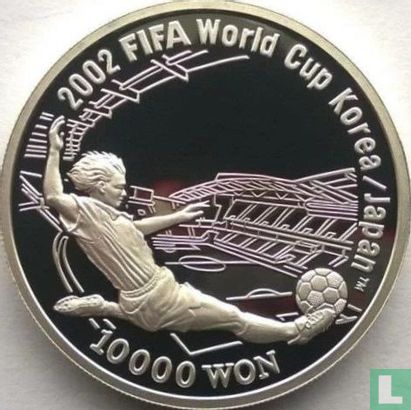 Corée du Sud 10000 won 2001 (BE) "2002 Football World Cup in Korea and Japan - Suwon stadium" - Image 2
