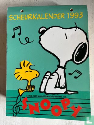 Snoopy scheurkalender 1993 - Image 1