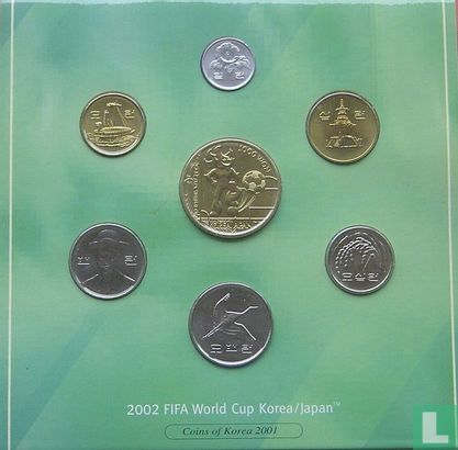 South Korea mint set 2001 "2002 Football World Cup in Korea and Japan" - Image 2