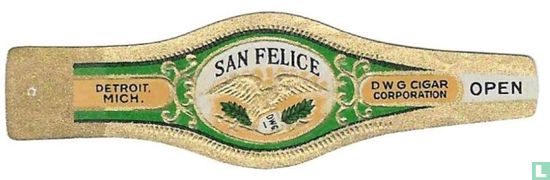 San Felice DWG - D.W.G. cigar corporation - Detroit Mich. - Open - Image 1