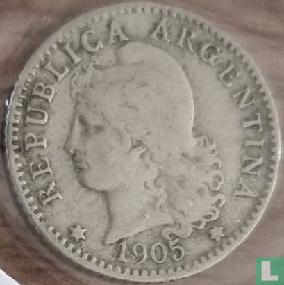 Argentinië 5 centavos 1905 - Afbeelding 1