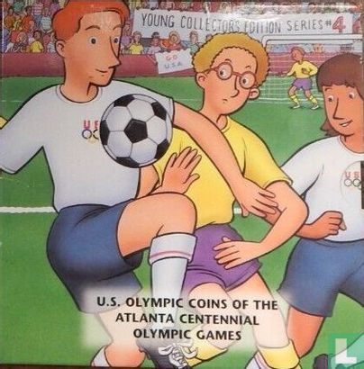 États-Unis ½ dollar 1996 (folder) "Summer Olympics in Atlanta - Football" - Image 1