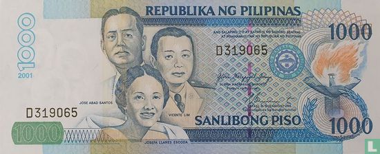 Philippines 1000 Piso - Image 1