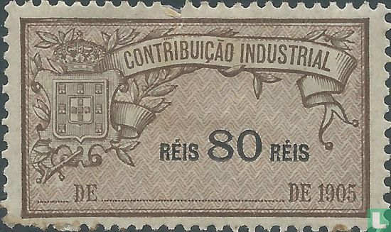 Contribuição industrial 80 Reis