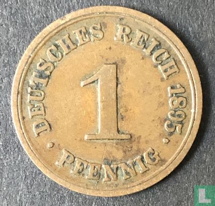 German Empire 1 pfennig 1895 (F) - Image 1