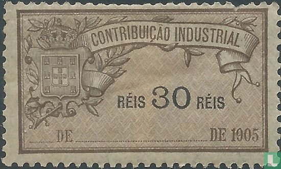 Contribuição industrial 30 Reis