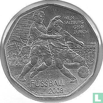 Autriche 5 euro 2008 "European Football Championship - 2 players" - Image 1