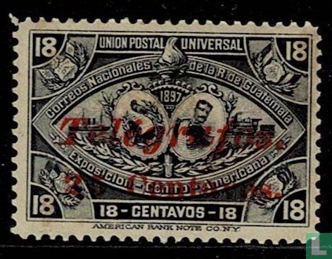 JR Barrios and coat of arms with overprint