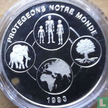 Benin 1000 Franc 1993 (PP) "Protect our World" - Bild 1