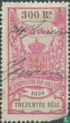 Imposto do sello 300 Reis