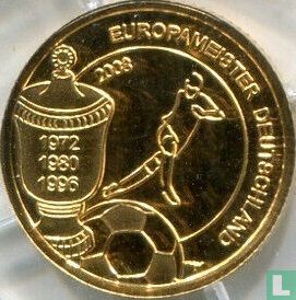 Liberia 10 dollars 2007 (PROOF) "2008 European Championship of Football - European champions Germany" - Image 2