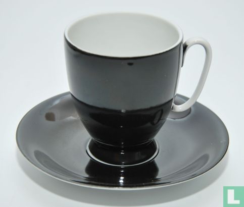 Koffiekop en schotel - Wilma - Zwart wit - Mosa Select - Afbeelding 3
