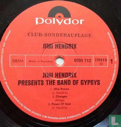 Presents The Band of Gypsys - Afbeelding 3
