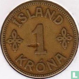 Islande 1 króna 1925 - Image 2