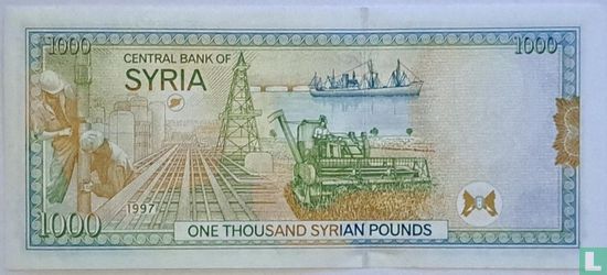 Syrië 1000 Pounds  - Afbeelding 2