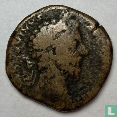 Romeinse Rijk, AE Sestertius, 172-174 AD, Marcus Aurelius (Jupiter) - Afbeelding 1