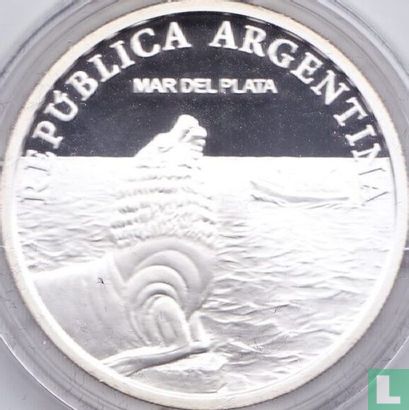 Argentina 1 peso 2010 (PROOF) "Bicentenary of May Revolution - Mar del Plata" - Image 2