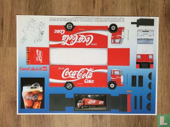 Coca-Cola truck met oplegger