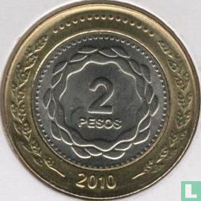 Argentina 2 pesos 2010 (type 1) - Image 1