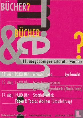 11. Magdeburger Literaturwochen - Image 1