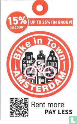 Bike in Town Amsterdam - Afbeelding 1
