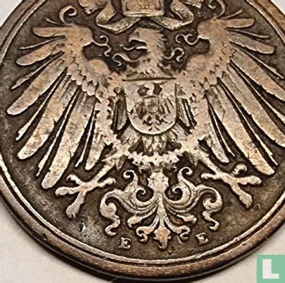 Empire allemand 1 pfennig 1897 (E) - Image 3