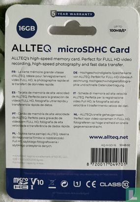 Allteq Microsdhc card 16gb - Afbeelding 2