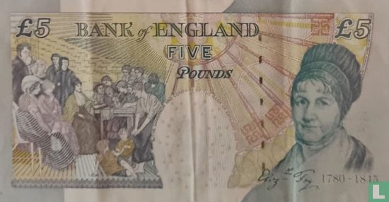 England 5 Pfund  - Bild 2