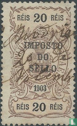 Imposto do sello 20 Reis
